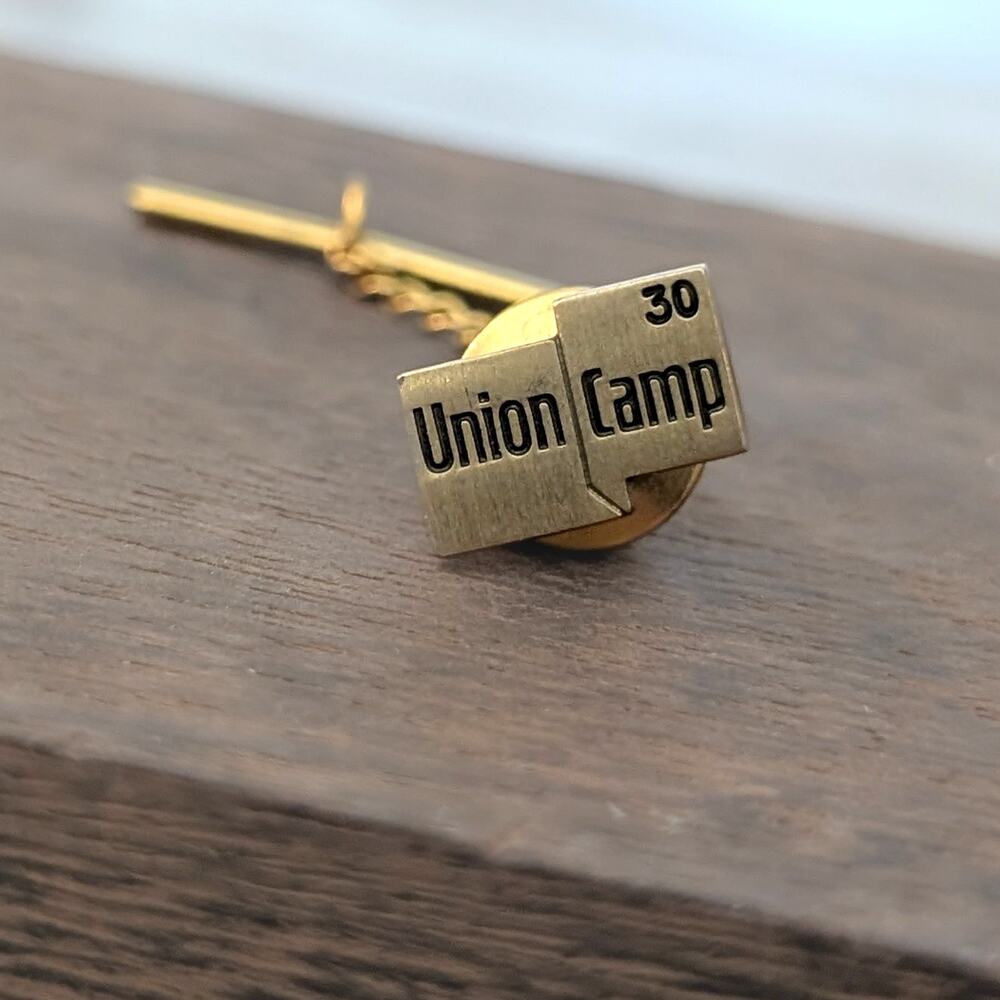 Vintage Tie Tack / Tie Pin - 1/10 10K Union Camp